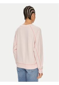 TOMMY HILFIGER - Tommy Hilfiger Bluza Varsity WW0WW41239 Różowy Regular Fit. Kolor: różowy. Materiał: bawełna