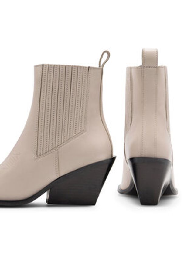 Badura Botki COIMBRA-110432 Biały. Kolor: biały. Materiał: skóra