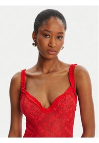 BARDOT Sukienka koktajlowa Alegra Stretch Lace 59964DB Czerwony Regular Fit. Kolor: czerwony. Materiał: syntetyk. Styl: wizytowy