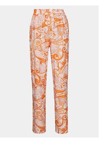 Melissa Odabash Spodnie materiałowe Olivia CR Pomarańczowy Relaxed Fit. Kolor: pomarańczowy. Materiał: wiskoza #6