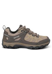 Regatta - Buty damskie trekkingowe niskie z membraną Edgepoint IV. Kolor: beżowy. Materiał: syntetyk. Szerokość cholewki: normalna. Styl: sportowy