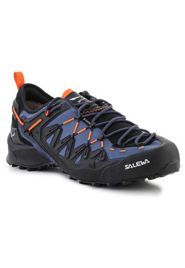 Buty trekkingowe męskie Salewa MS Wildfire Edge Gtx. Zapięcie: sznurówki. Kolor: wielokolorowy. Materiał: syntetyk, tkanina, materiał. Szerokość cholewki: normalna