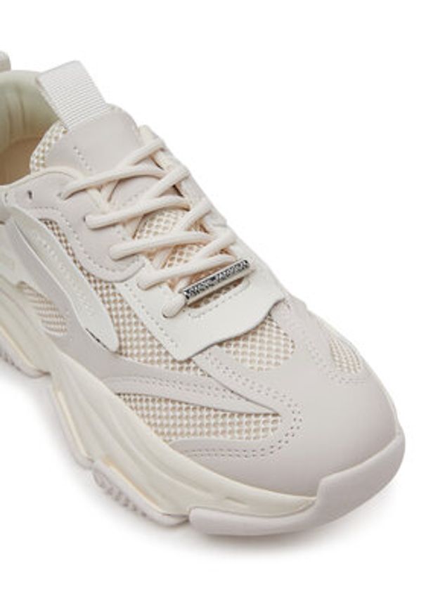 Steve Madden Sneakersy Possession-E SM19000033 Écru. Kolor: kremowy. Materiał: materiał