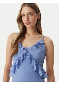 Morgan Sukienka koktajlowa 261-RELODI Niebieski jasny Regular Fit. Kolor: niebieski. Materiał: syntetyk. Styl: wizytowy #5