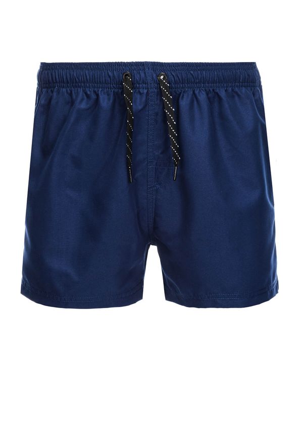 Ombre Clothing - Kąpielówki męskie - V26 - Rozmiar: M. Okazja: na plażę. Kolor: niebieski. Materiał: poliester. Wzór: kolorowy. Sezon: lato. Styl: sportowy