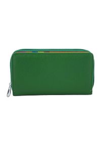 Barberini's - Portfel skórzany BARBERINI'S zielony D-8601-38. Kolor: zielony. Materiał: skóra. Wzór: kolorowy #1
