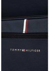 TOMMY HILFIGER - Tommy Hilfiger plecak męski kolor granatowy duży gładki. Kolor: niebieski. Wzór: gładki #7