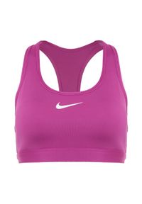 Biustonosz treningowy Nike Swoosh Medium Support. Kolor: różowy #1