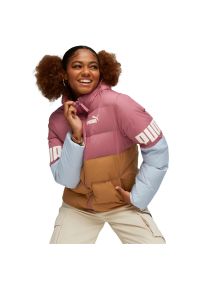 Kurtka damskie Puma Power Down Puffer. Kolor: wielokolorowy. Materiał: poliester, materiał, puch. Sport: turystyka piesza #1