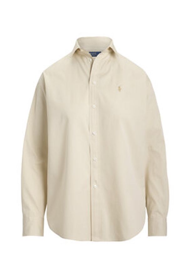 Polo Ralph Lauren Koszula 211910743505 Beżowy Regular Fit. Typ kołnierza: polo. Kolor: beżowy. Materiał: bawełna