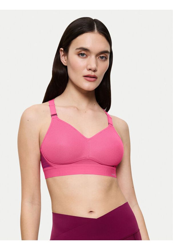 Triumph Biustonosz sportowy Triaction Hybrid Lite 10162782 Różowy. Kolor: różowy. Materiał: syntetyk
