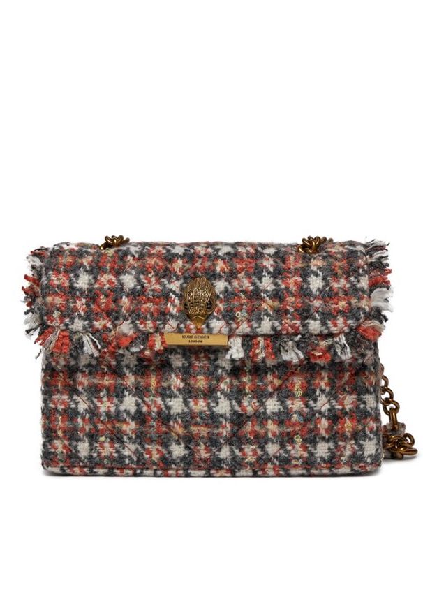 Kurt Geiger Torebka 690-Tweed Kensington Bag 3614536609 Brązowy. Kolor: brązowy