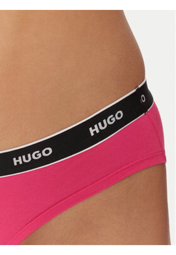 Hugo - HUGO Komplet 3 par fig klasycznych 50480157 Kolorowy. Materiał: bawełna. Wzór: kolorowy
