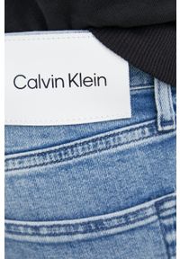 Calvin Klein jeansy męskie. Kolor: niebieski