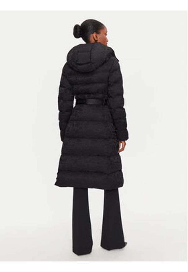 Elisabetta Franchi Płaszcz zimowy PI-71D-46E2-V700 Czarny Regular Fit. Kolor: czarny. Materiał: syntetyk. Sezon: zima