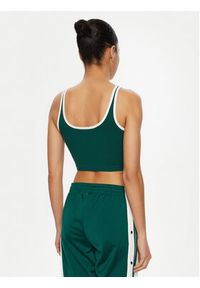 Adidas - adidas Top adicolor 3-Stripes JD4614 Zielony Slim Fit. Kolor: zielony. Materiał: bawełna