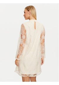 YAS Sukienka koktajlowa Cornelia 26035351 Écru Regular Fit. Materiał: syntetyk. Styl: wizytowy #7