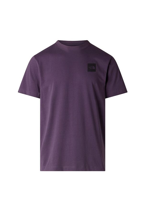 Koszulka męska The North Face Evolution Box Half Dome 0A8G9CG5O1 - fioletowa. Kolor: fioletowy. Materiał: tkanina, poliester, bawełna. Długość rękawa: krótki rękaw. Długość: krótkie
