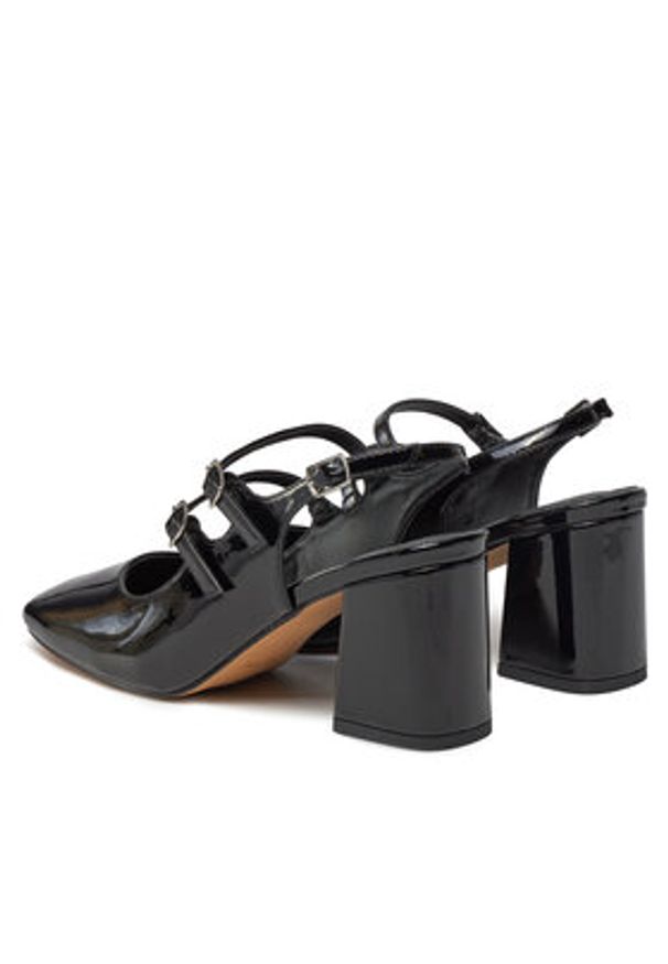 Aldo Sandały Vivianne 13715331 Czarny. Kolor: czarny. Materiał: skóra