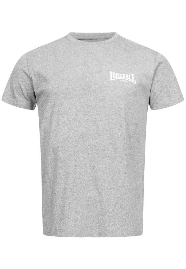 T-shirt o wąskim kroju Lonsdale Elmdon. Kolor: szary