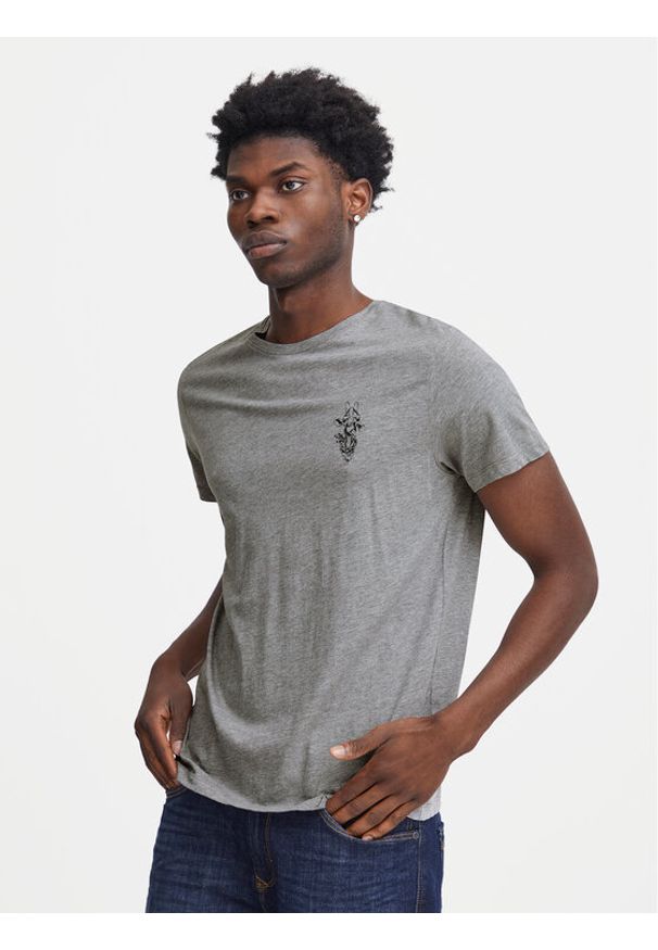 Blend T-Shirt 20716511 Szary Regular Fit. Kolor: szary. Materiał: bawełna