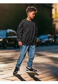 Sinsay - Jeansy joggers - niebieski. Kolor: niebieski