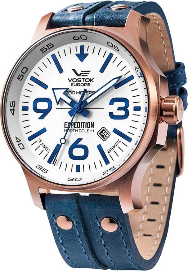 Zegarek Vostok Europe Zegarek męski Vostok Europe YN55-595B641 niebieski. Kolor: niebieski