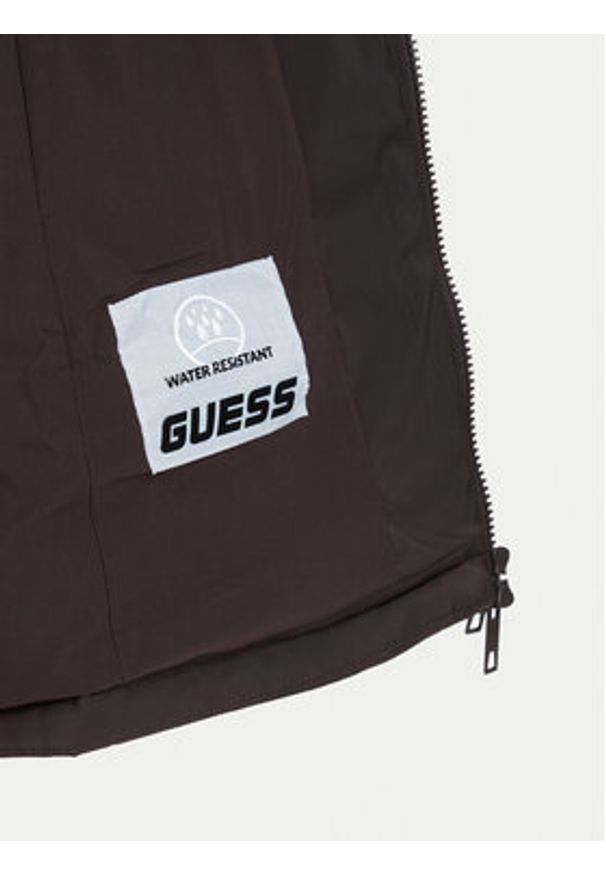 Guess Kurtka zimowa V4YL05 WF3X0 Brązowy ciemny Regular Fit. Kolor: brązowy. Materiał: syntetyk. Sezon: zima