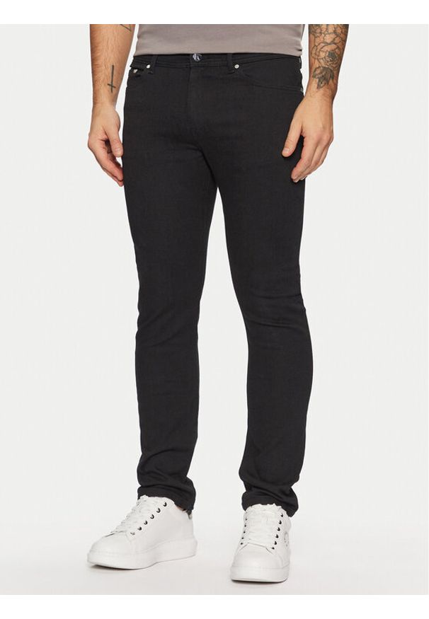 Karl Lagerfeld - KARL LAGERFELD Jeansy 265842 551861 Czarny Slim Fit. Kolor: czarny