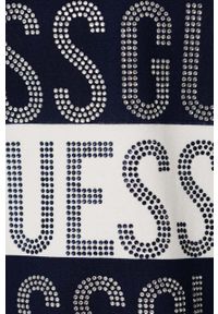 Guess bluza dziecięca kolor granatowy wzorzysta. Kolor: niebieski. Materiał: dzianina. Styl: klasyczny #3