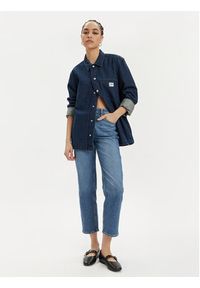 Lee Koszula jeansowa Workwear 112349344 Granatowy Loose Fit. Kolor: niebieski. Materiał: bawełna #3