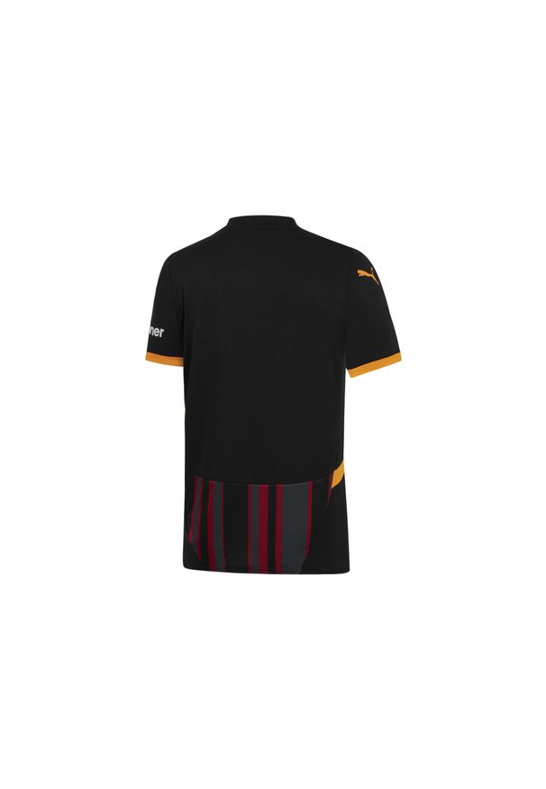 Puma - Męska koszulka Galatasaray SK 24/25 PUMA Black Intense Orange. Kolor: żółty, czarny, pomarańczowy, wielokolorowy