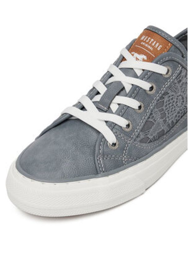 Mustang Tenisówki 1272-309 Szary. Kolor: szary. Materiał: skóra