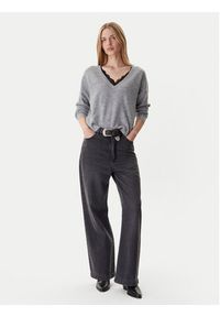 only - ONLY Sweter Manifesta 15329229 Szary Regular Fit. Kolor: szary. Materiał: syntetyk #2