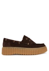 Clarks Półbuty Torhill Boat 26186647 Brązowy. Kolor: brązowy. Materiał: skóra, zamsz #2