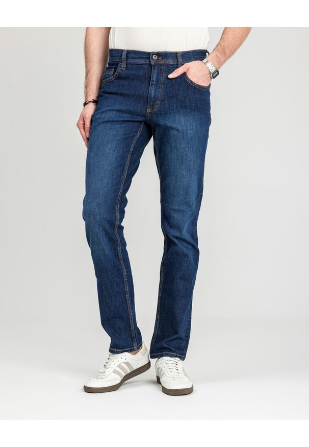 Męskie Spodnie Jeansowe Mustang Style Washington Straight Denim Blue 1018017 5000 882