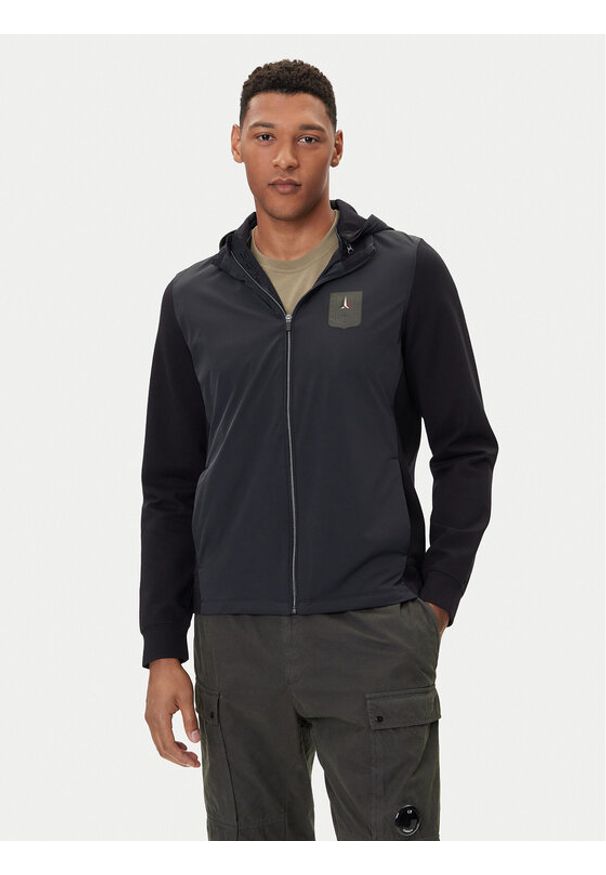 Aeronautica Militare Kurtka przejściowa 252AF0514UF00559 Czarny Regular Fit. Kolor: czarny. Materiał: syntetyk