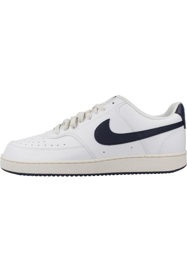 Tenisówki Nike Model Court Vision Lo Kolor Biały. Kolor: biały, wielokolorowy, beżowy. Materiał: guma, materiał, syntetyk, tkanina. Model: Nike Court
