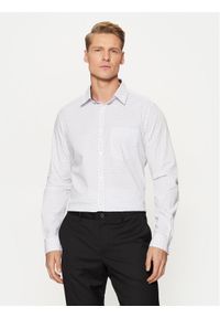 s.Oliver Koszula 2149815 Biały Slim Fit. Kolor: biały. Materiał: bawełna #1