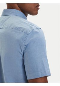 TOMMY HILFIGER - Tommy Hilfiger Koszula MW0MW42285 Niebieski jasny Regular Fit. Kolor: niebieski. Materiał: bawełna #4