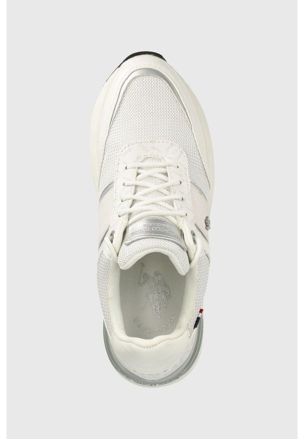 U.S. Polo Assn. sneakersy kolor biały. Zapięcie: sznurówki. Kolor: biały. Materiał: guma. Obcas: na platformie