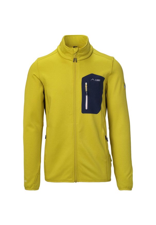 Bluza sportowa męska Elbrus Nomi. Kolor: niebieski, wielokolorowy, żółty. Materiał: polar