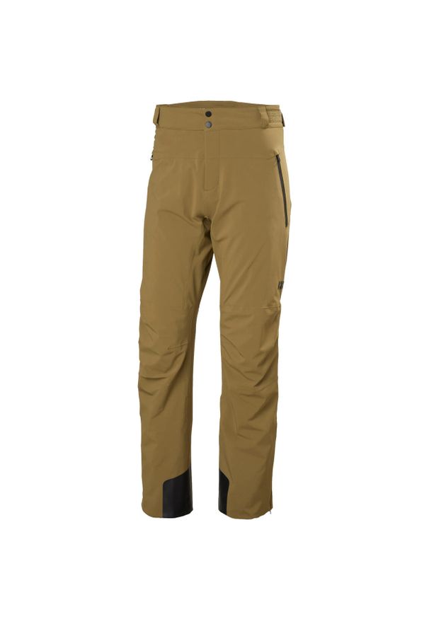 Spodnie narciarskie Helly Hansen Alpha Lifaloft. Kolor: beżowy, wielokolorowy, brązowy. Sezon: zima. Sport: narciarstwo