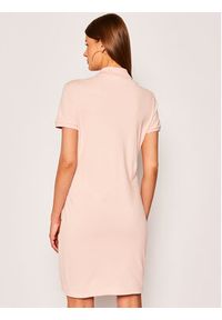 Lacoste Sukienka codzienna EF5473 Różowy Slim Fit. Okazja: na co dzień. Kolor: różowy. Materiał: bawełna. Typ sukienki: proste. Styl: casual #3