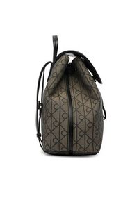 Calvin Klein Plecak Emblem Aop Jacquard Backpack LV04F3536G Brązowy. Kolor: brązowy. Materiał: materiał #4