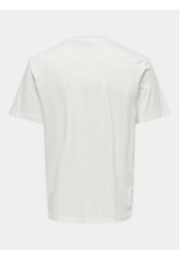 Only & Sons T-Shirt Kolton 22028735 Biały Regular Fit. Kolor: biały. Materiał: bawełna #6