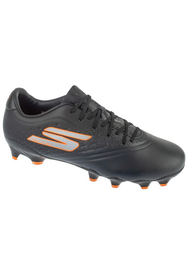 skechers - Buty piłkarskie korki męskie, Razor 1.5 Academy Fg. Kolor: czarny. Sport: piłka nożna
