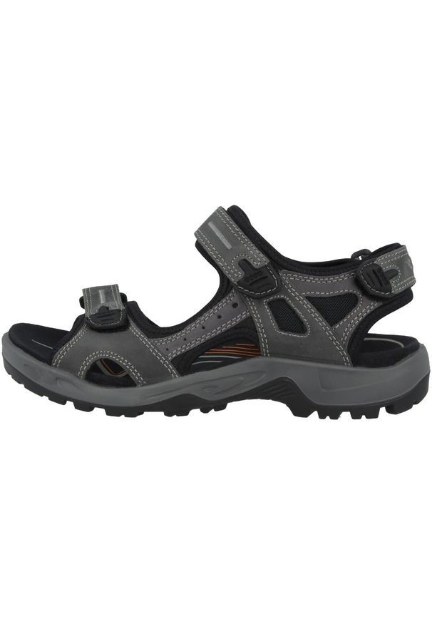 ecco - Buty do chodzenia męskie Ecco Offroad Marine. Zapięcie: rzepy. Kolor: szary. Materiał: materiał, syntetyk. Sport: turystyka piesza
