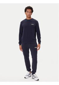 Napapijri Bluza B-Small Box C NP0A88TP Granatowy Relaxed Fit. Kolor: niebieski. Materiał: bawełna #4