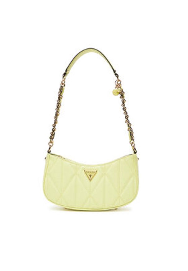 Guess Torebka Aldina HWGG96 63170 Żółty. Kolor: żółty. Materiał: skórzane